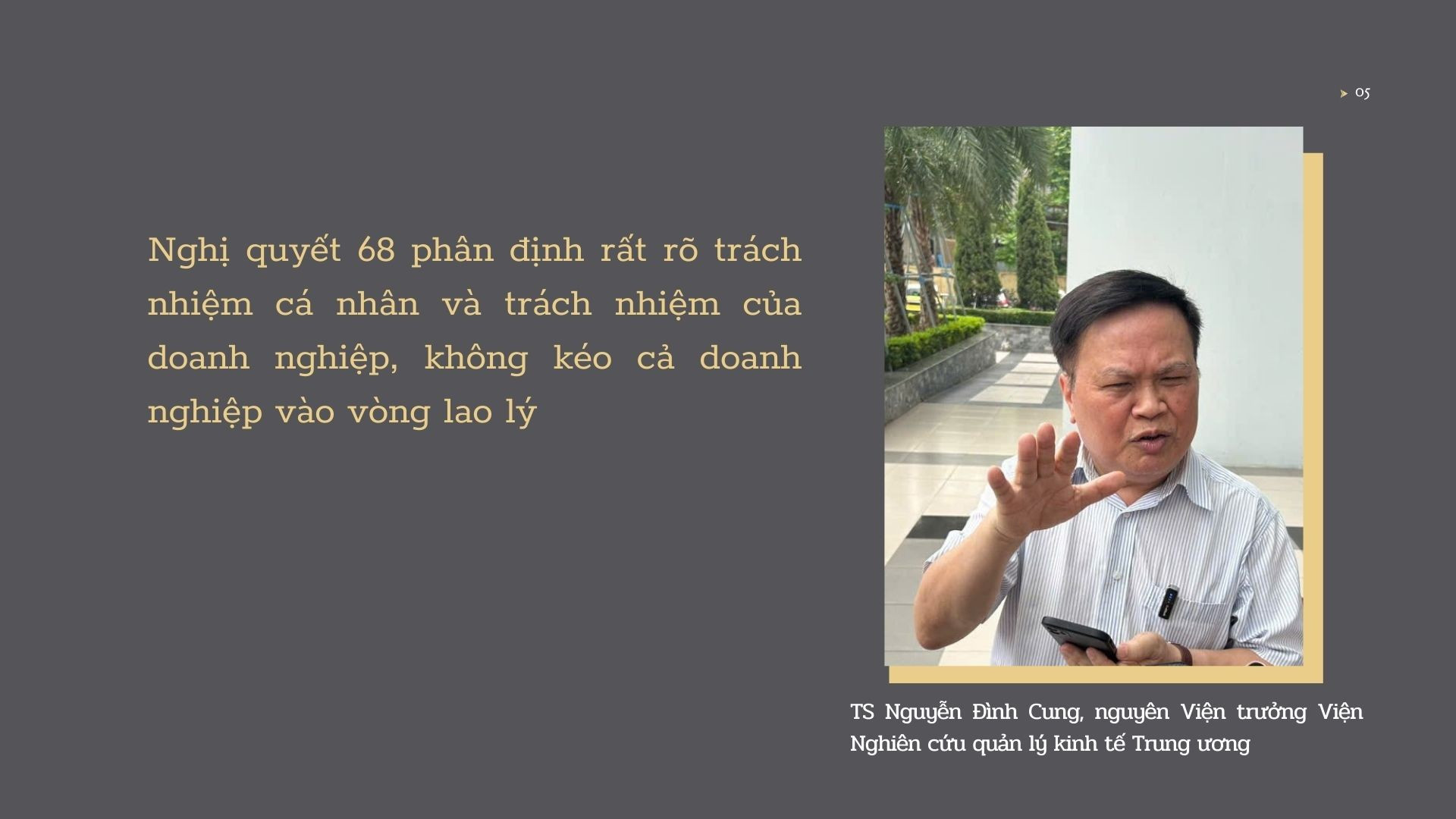 Theo TS Nguyễn Đình Cung, nguyên Viện trưởng Viện Nghiên cứu quản lý kinh tế Trung ương