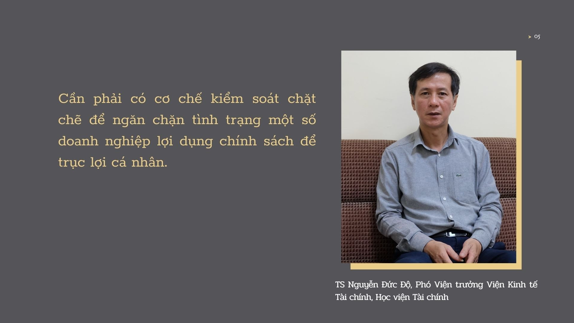 TS Nguyễn Đức Độ, Phó Viện trưởng Viện Kinh tế Tài chính, Học viện Tài chính